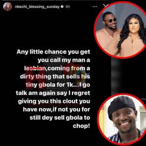 leak videos of Verydarkman sleeping with men” – Nkechi Blessing